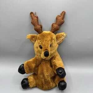 Vintage Reindeer Plush Puppet Golf Club Cover 13"